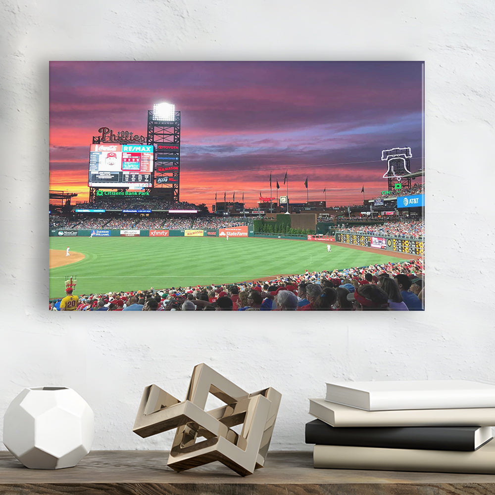 Citizens Bank Park Stadium, Stadium Canvas, Sport Art, Gift for him, Man Cave Decor, Art Print, Canvas Print Wall Art