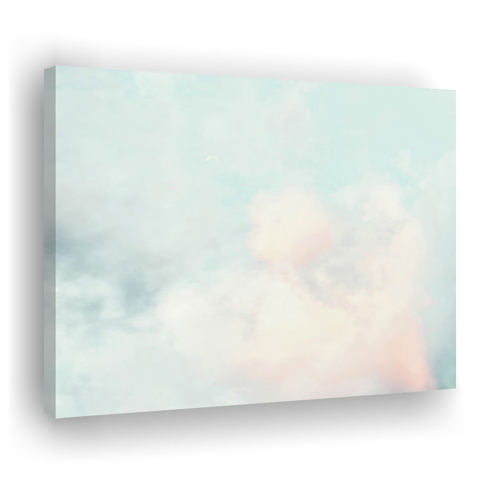 Cloud Art Print, Sky Wall Print, Blue Wall Decor, Nursery Wall Print Clouds Art, Canvas Print Wall Art Home Decor
