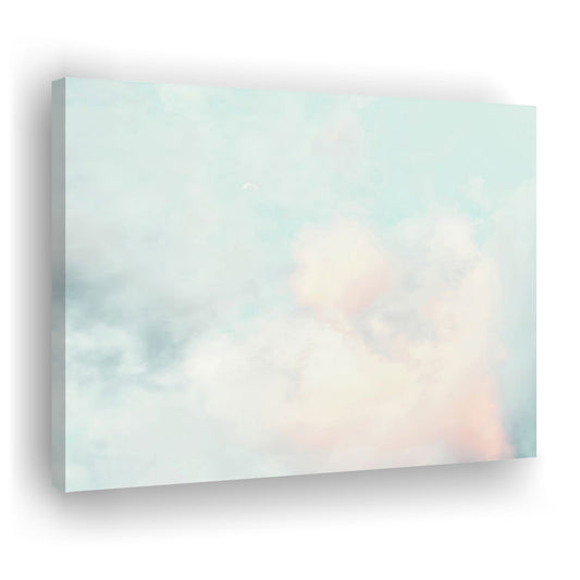 Cloud Art Print, Sky Wall Print, Blue Wall Decor, Nursery Wall Print Clouds Art, Canvas Print Wall Art Home Decor