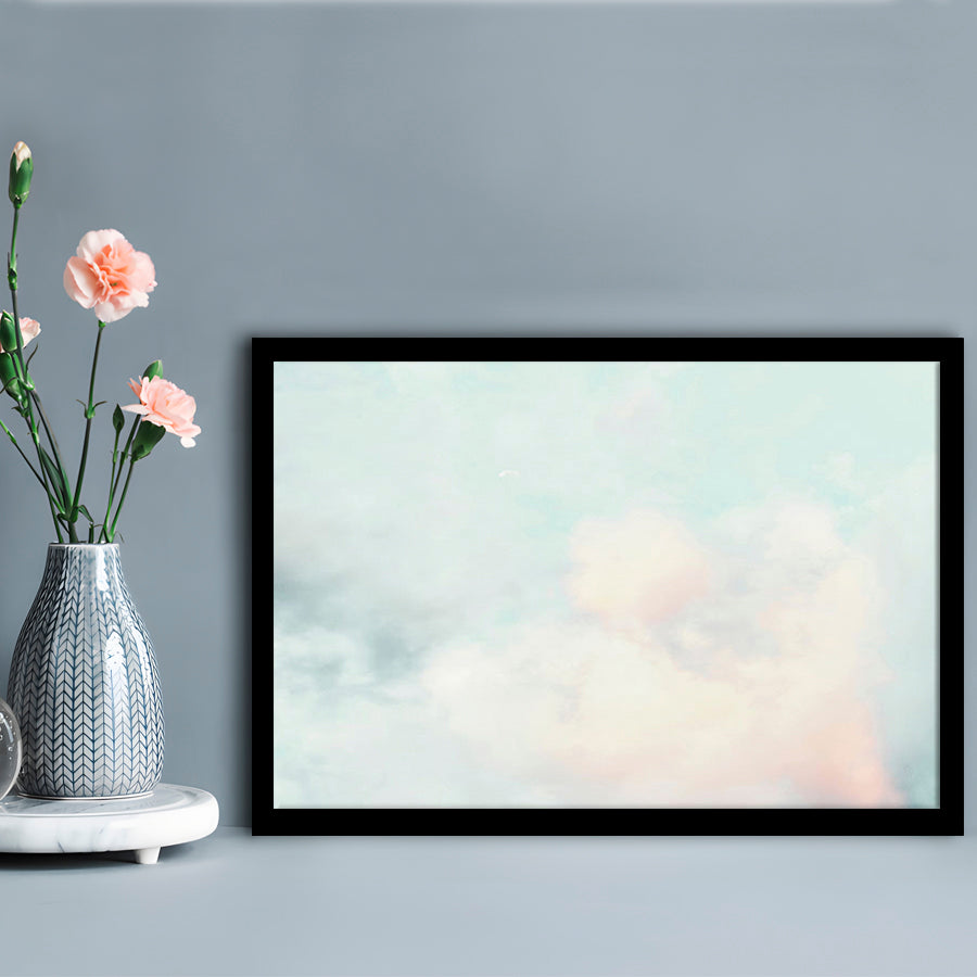 Cloud Art Print, Sky Wall Print, Blue Wall Decor, Nursery Wall Print Clouds Art, Framed Art Print Wall Decor, Framed Picture