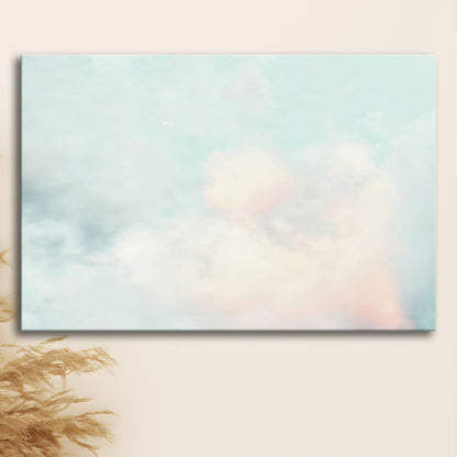 Cloud Art Print, Sky Wall Print, Blue Wall Decor, Nursery Wall Print Clouds Art, Canvas Print Wall Art Home Decor