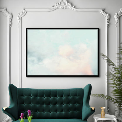 Cloud Art Print, Sky Wall Print, Blue Wall Decor, Nursery Wall Print Clouds Art, Framed Art Print Wall Decor, Framed Picture