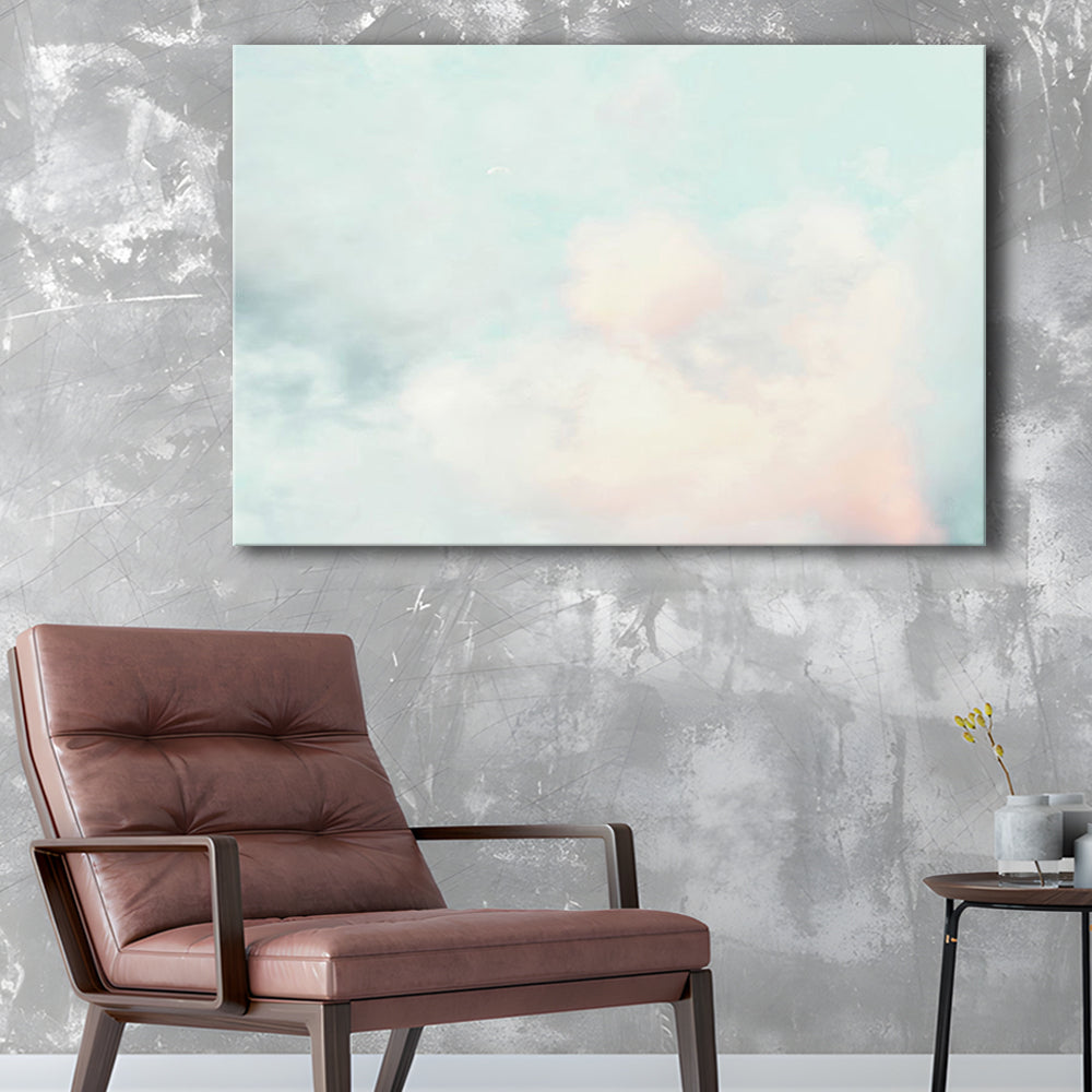 Cloud Art Print, Sky Wall Print, Blue Wall Decor, Nursery Wall Print Clouds Art, Canvas Print Wall Art Home Decor