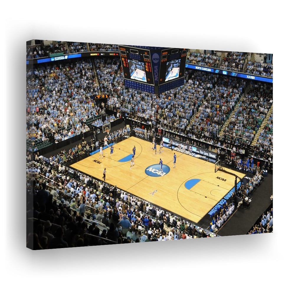Coliseum Complex in N Carolina, Stadium Canvas, Sport Art, Gift for him, Man Cave Decor, Art Print, Canvas Print Wall Art