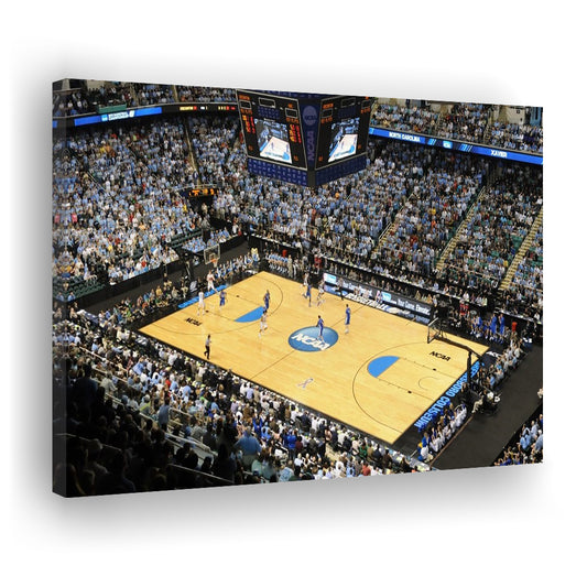 Coliseum Complex in N Carolina, Stadium Canvas, Sport Art, Gift for him, Man Cave Decor, Art Print, Canvas Print Wall Art