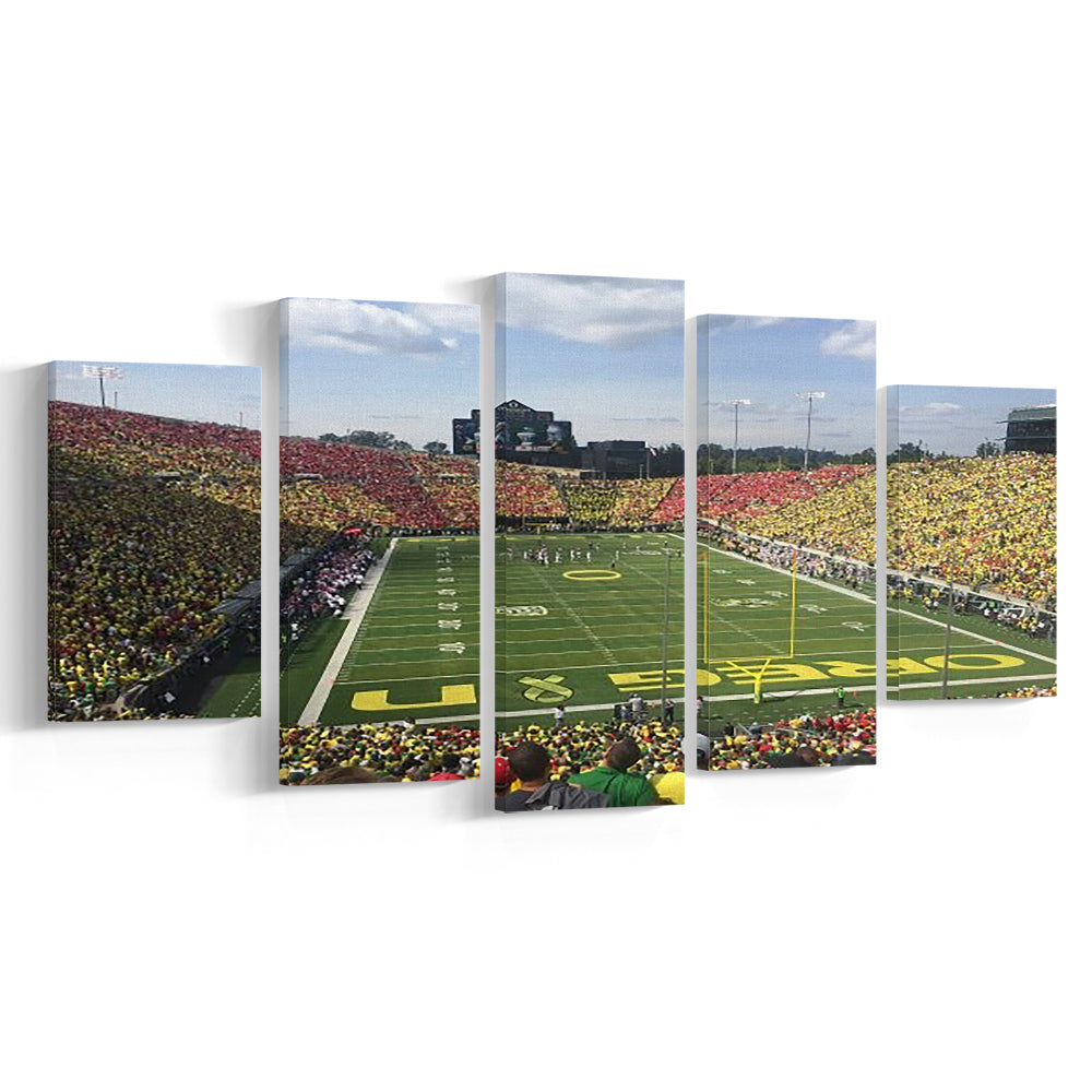 College football Stadium, Stadium Canvas, Sport Art, Gift for him, 5 Panel, Large Canvas, Canvas Print Wall Art