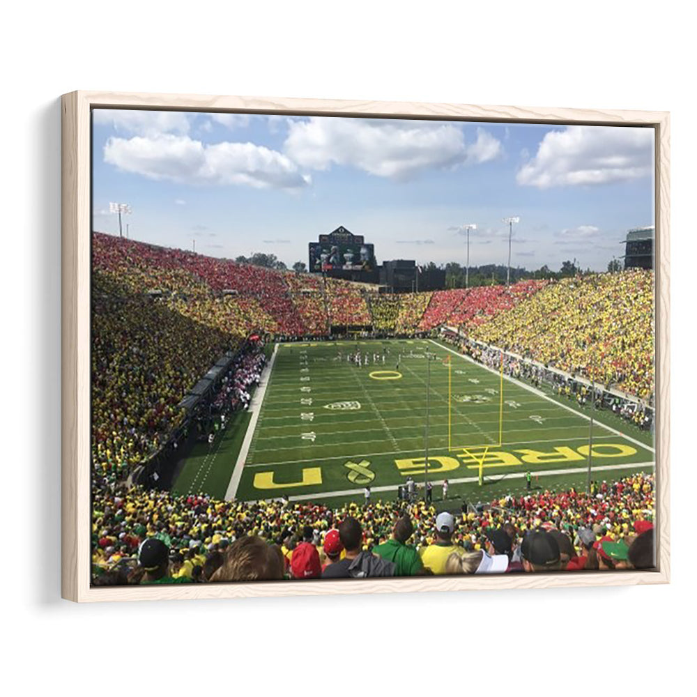 College football Stadium, Stadium Canvas, Sport Art, Framed Canvas Print Wall Art, Floating Frame
