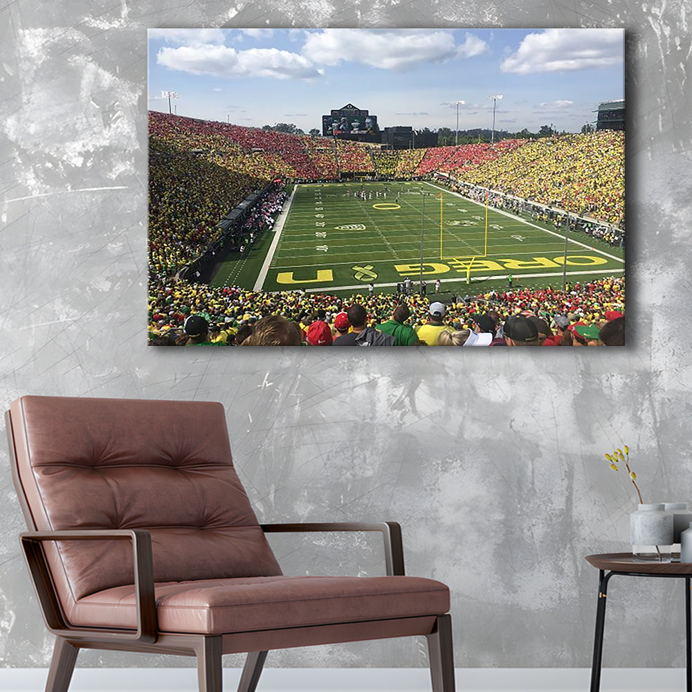 College football Stadium, Stadium Canvas, Sport Art, Gift for him, Man Cave Decor, Art Print, Canvas Print Wall Art