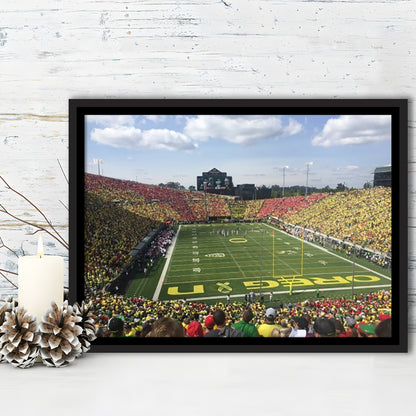 College football Stadium, Stadium Canvas, Sport Art, Framed Canvas Print Wall Art, Floating Frame