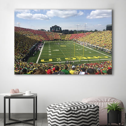 College football Stadium, Stadium Canvas, Sport Art, Gift for him, Man Cave Decor, Art Print, Canvas Print Wall Art