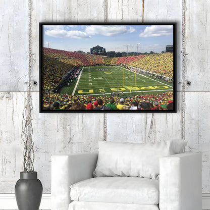 College football Stadium, Stadium Canvas, Sport Art, Framed Canvas Print Wall Art, Floating Frame
