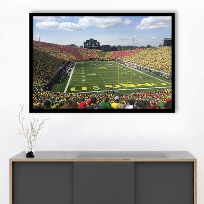 College football Stadium, Stadium Canvas, Sport Art, Gift for him, Framed Art Print Wall Decor, Picture Framed