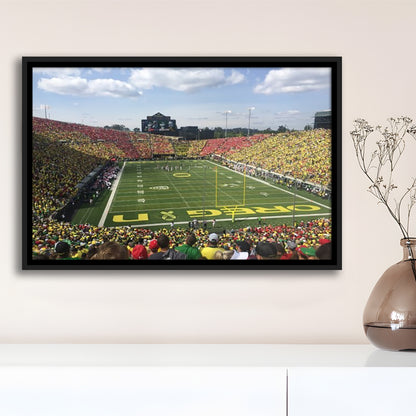 College football Stadium, Stadium Canvas, Sport Art, Framed Canvas Print Wall Art, Floating Frame