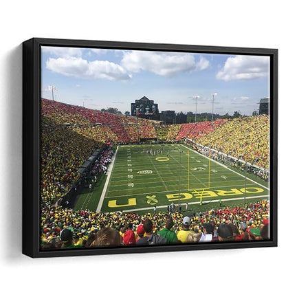 College football Stadium, Stadium Canvas, Sport Art, Framed Canvas Print Wall Art, Floating Frame