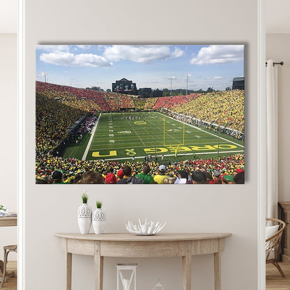 College football Stadium, Stadium Canvas, Sport Art, Gift for him, Man Cave Decor, Art Print, Canvas Print Wall Art