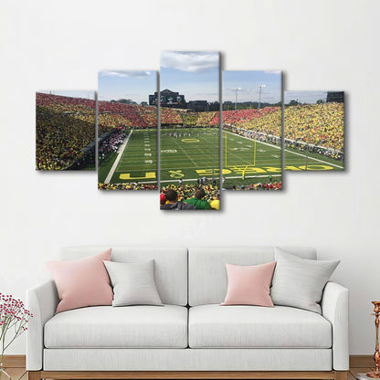 College football Stadium, Stadium Canvas, Sport Art, Gift for him, 5 Panel, Large Canvas, Canvas Print Wall Art