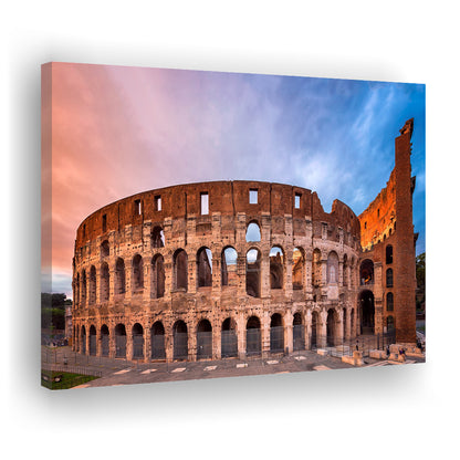 Colosseum Rome Italy, Stadium Canvas, Sport Art, Gift for him, Man Cave Decor, Art Print, Canvas Print Wall Art