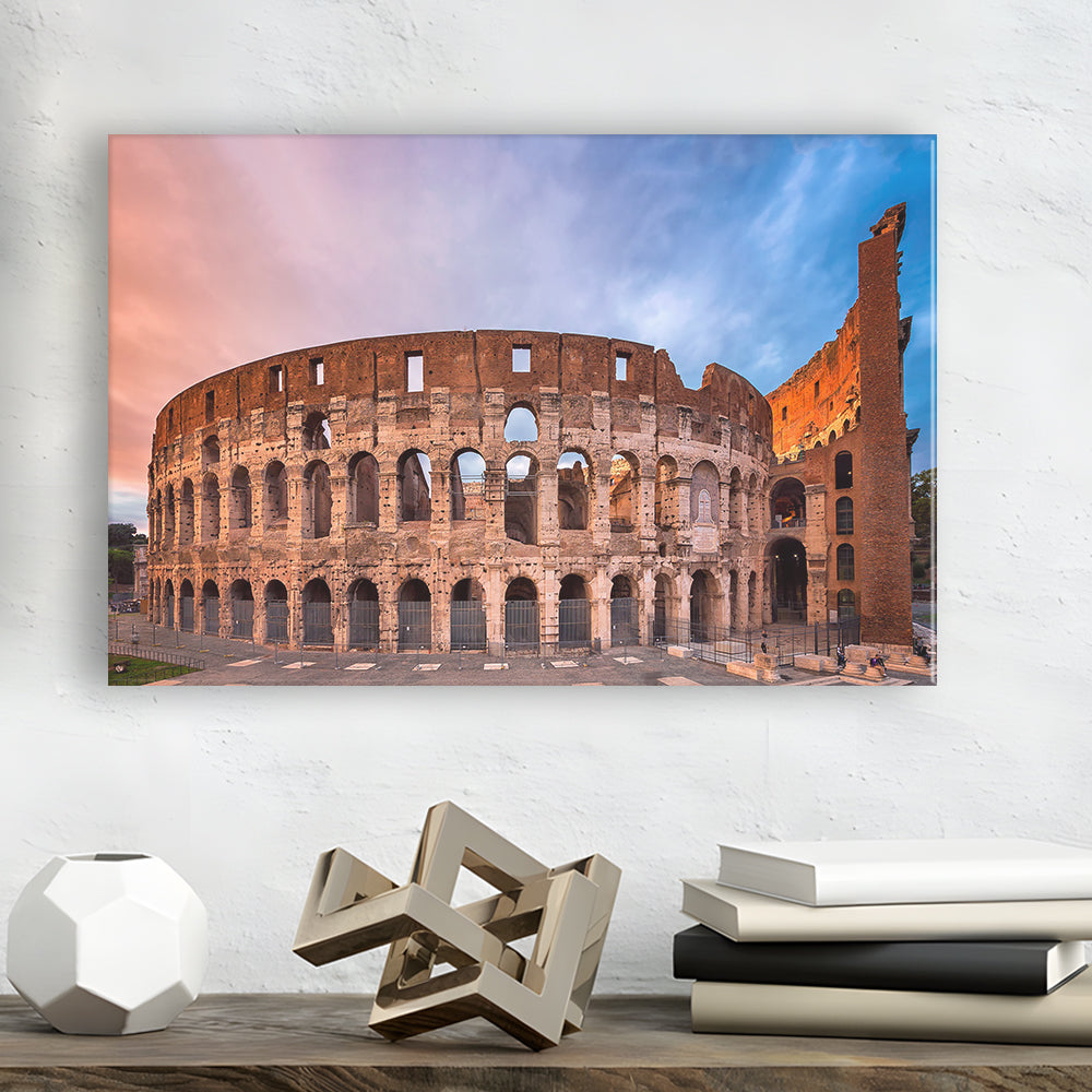 Colosseum Rome Italy, Stadium Canvas, Sport Art, Gift for him, Man Cave Decor, Art Print, Canvas Print Wall Art