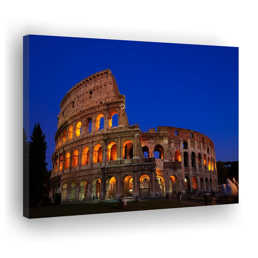 Colosseum in Italy, Stadium Canvas, Sport Art, Gift for him, Man Cave Decor, Art Print, Canvas Print Wall Art
