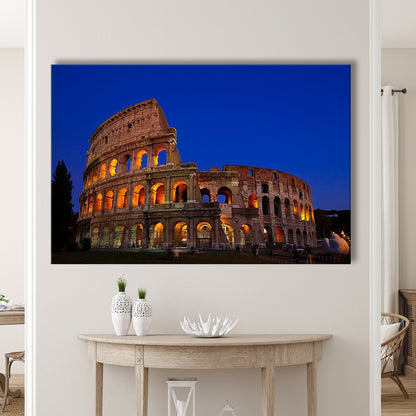 Colosseum in Italy, Stadium Canvas, Sport Art, Gift for him, Man Cave Decor, Art Print, Canvas Print Wall Art