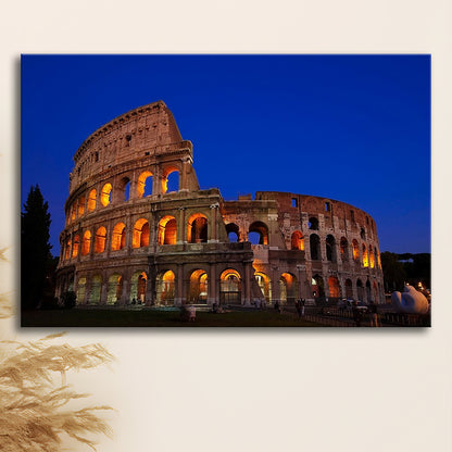 Colosseum in Italy, Stadium Canvas, Sport Art, Gift for him, Man Cave Decor, Art Print, Canvas Print Wall Art