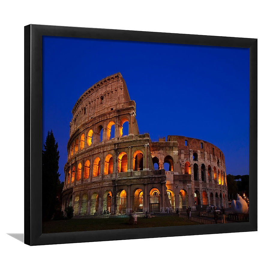 Colosseum in Italy, Stadium Canvas, Sport Art, Gift for him, Framed Art Print Wall Decor, Picture Framed
