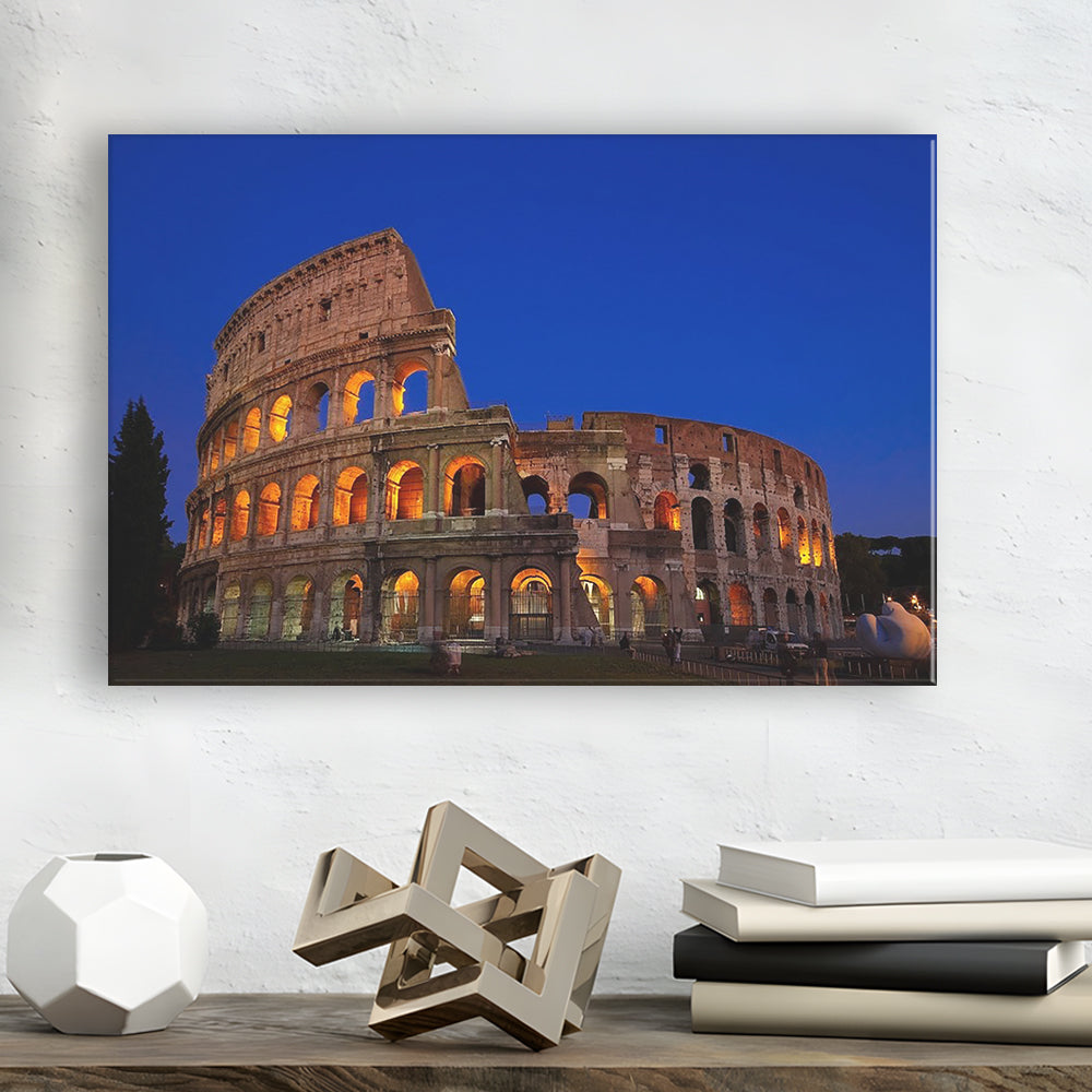 Colosseum in Italy, Stadium Canvas, Sport Art, Gift for him, Man Cave Decor, Art Print, Canvas Print Wall Art