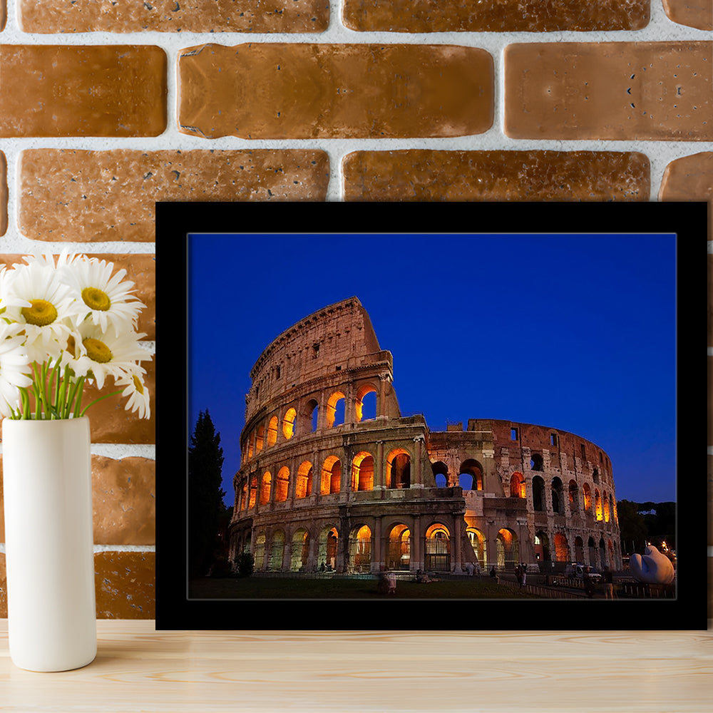 Colosseum in Italy, Stadium Canvas, Sport Art, Gift for him, Framed Art Print Wall Decor, Picture Framed