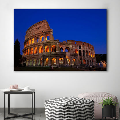 Colosseum in Italy, Stadium Canvas, Sport Art, Gift for him, Man Cave Decor, Art Print, Canvas Print Wall Art