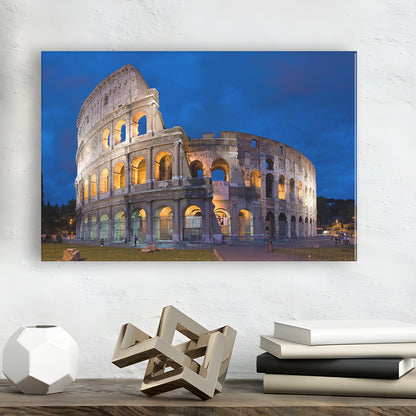 Colosseum in Rome Italy, Stadium Canvas, Sport Art, Gift for him, Man Cave Decor, Art Print, Canvas Print Wall Art