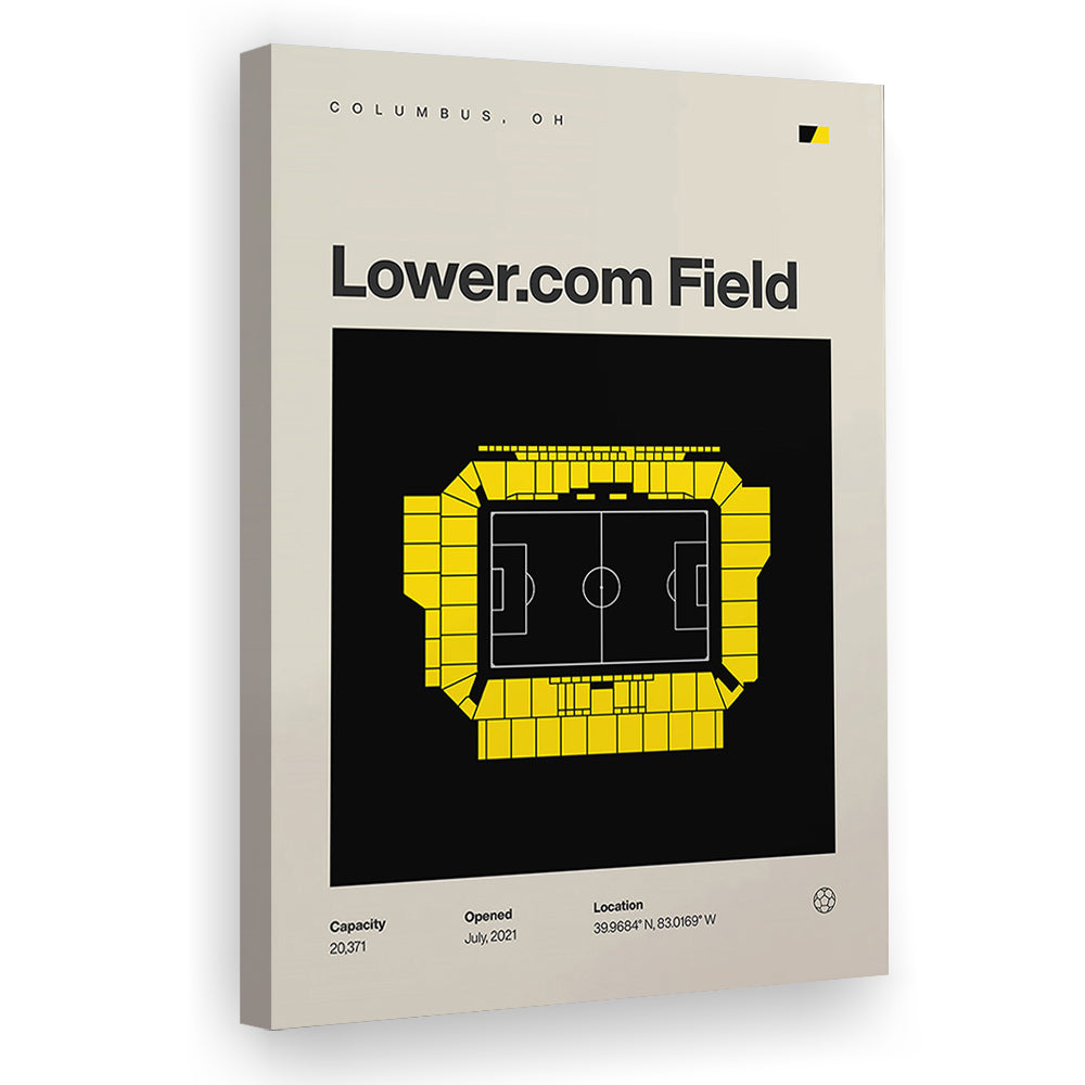 Columbus Crew Stadium Print, Lower.com Field Stadium Print, Fan Gifts, Sport Art, Canvas Print Wall Art