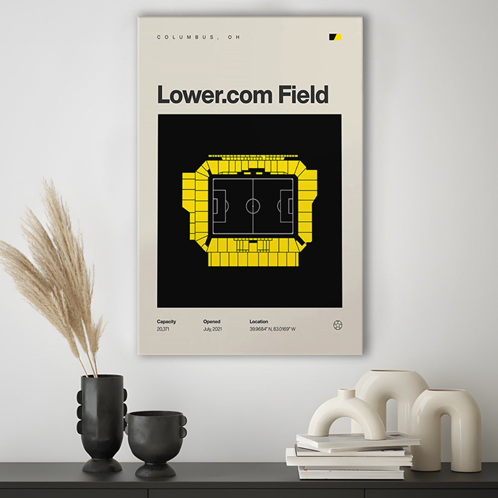 Columbus Crew Stadium Print, Lower.com Field Stadium Print, Fan Gifts, Sport Art, Canvas Print Wall Art