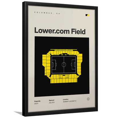 Columbus Crew Stadium Print, Lower.com Field Stadium Print, Gifts for him, Sport Art, Framed Art Print Wall Decor