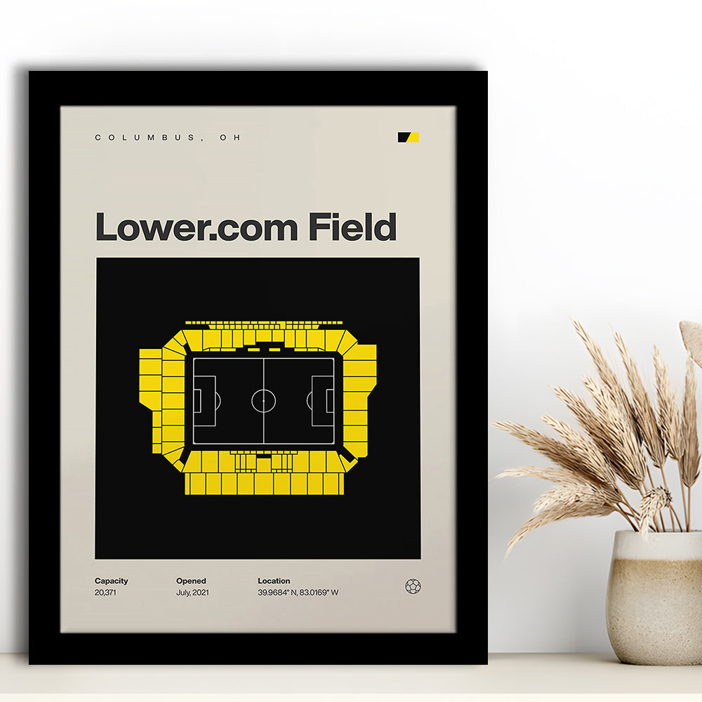 Columbus Crew Stadium Print, Lower.com Field Stadium Print, Gifts for him, Sport Art, Framed Art Print Wall Decor