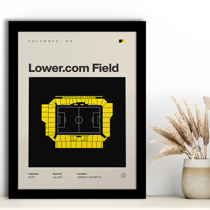 Columbus Crew Stadium Print, Lower.com Field Stadium Print, Gifts for him, Sport Art, Framed Art Print Wall Decor