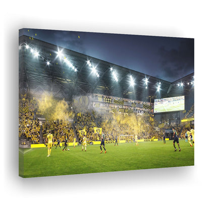 Columbus Crew Stadium, Stadium Canvas, Sport Art, Gift for him, Man Cave Decor, Art Print, Canvas Print Wall Art
