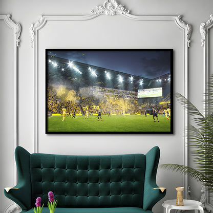 Columbus Crew Stadium, Stadium Canvas, Sport Art, Gift for him, Framed Art Print Wall Decor, Picture Framed