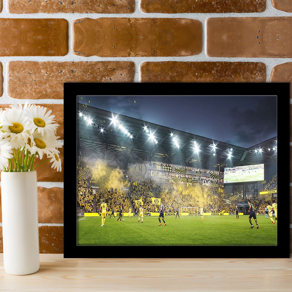 Columbus Crew Stadium, Stadium Canvas, Sport Art, Gift for him, Framed Art Print Wall Decor, Picture Framed