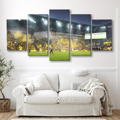 Columbus Crew Stadium, Stadium Canvas, Sport Art, Gift for him, 5 Panel, Large Canvas, Canvas Print Wall Art