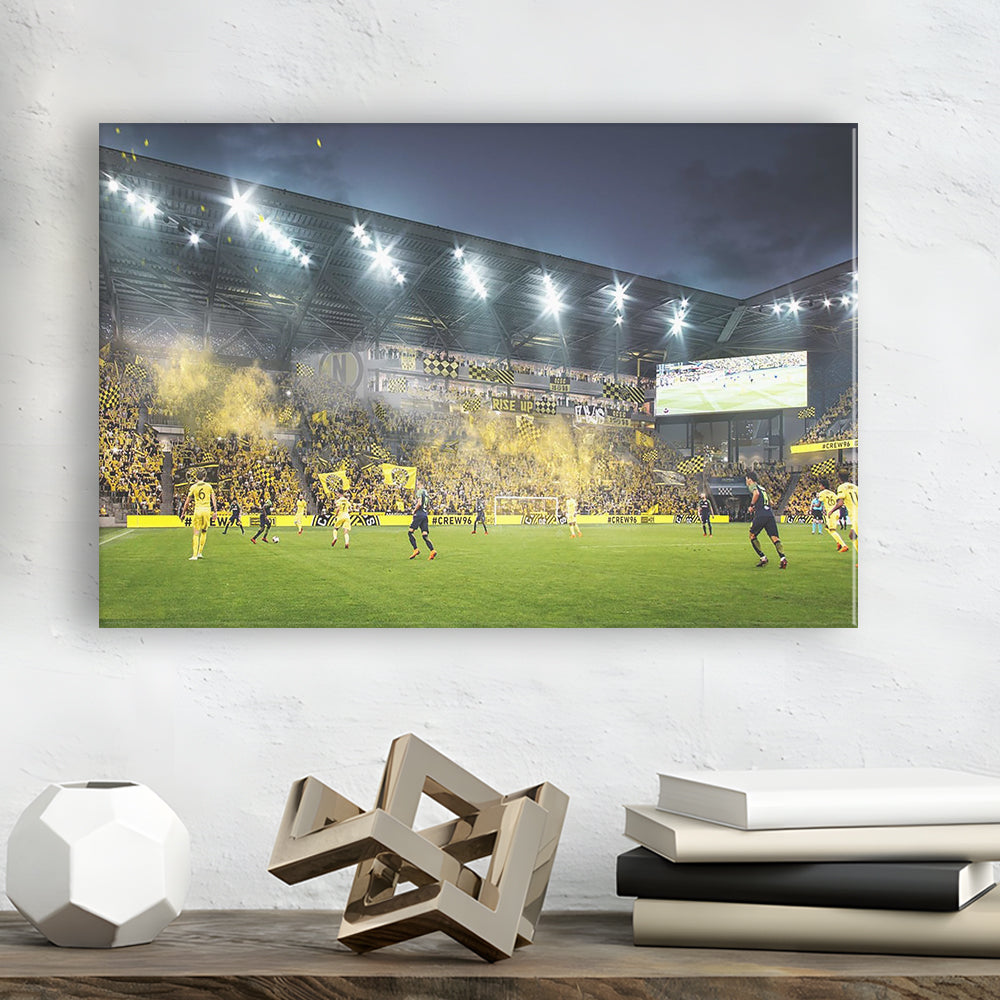 Columbus Crew Stadium, Stadium Canvas, Sport Art, Gift for him, Man Cave Decor, Art Print, Canvas Print Wall Art