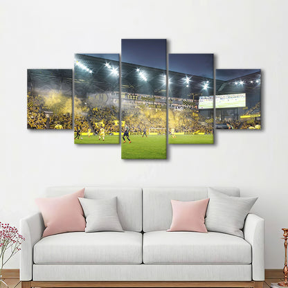 Columbus Crew Stadium, Stadium Canvas, Sport Art, Gift for him, 5 Panel, Large Canvas, Canvas Print Wall Art