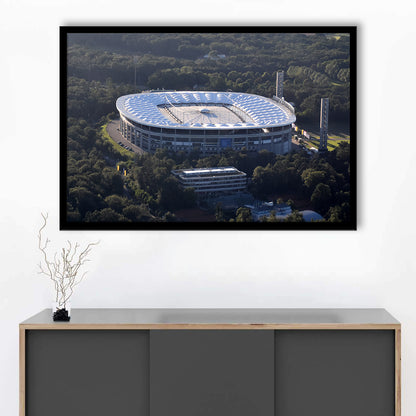 Commerzbank Arena in Salvador, Stadium Canvas, Sport Art, Gift for him, Framed Art Print Wall Decor, Picture Framed