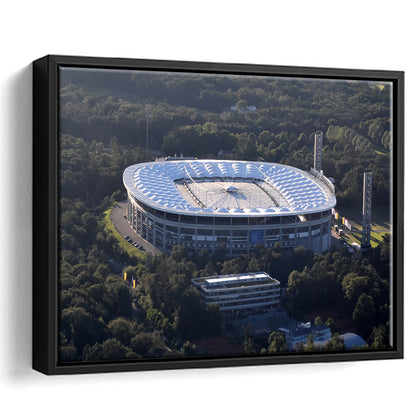 Commerzbank Arena in Salvador, Stadium Canvas, Sport Art, Framed Canvas Print Wall Art, Floating Frame