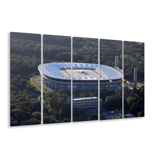 Commerzbank Arena in Salvador, Stadium Canvas, Sport Art, 5 Panel B, Extra Large Canvas, Canvas Print Wall Art