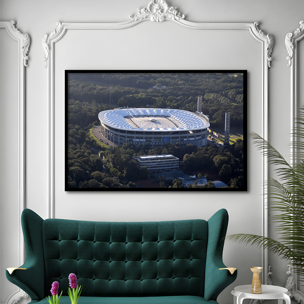 Commerzbank Arena in Salvador, Stadium Canvas, Sport Art, Gift for him, Framed Art Print Wall Decor, Picture Framed