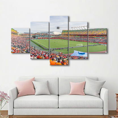 Commonwealth Stadium Soccer, Stadium Canvas, Sport Art, Gift for him, 5 Panel, Large Canvas, Canvas Print Wall Art