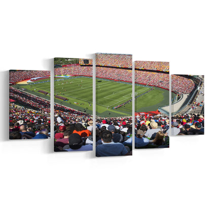 Commonwealth Stadium, Stadium Canvas, Sport Art, Gift for him, 5 Panel, Large Canvas, Canvas Print Wall Art