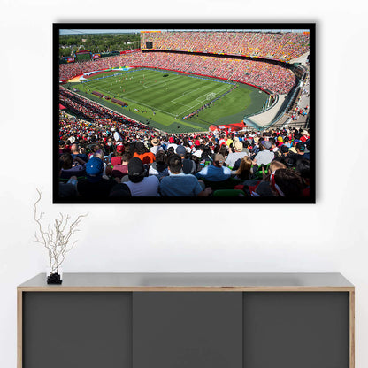 Commonwealth Stadium, Stadium Canvas, Sport Art, Gift for him, Framed Art Print Wall Decor, Picture Framed