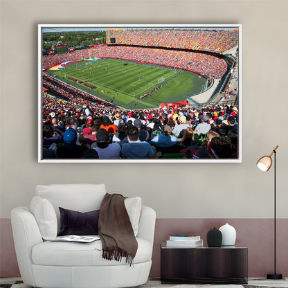 Commonwealth Stadium, Stadium Canvas, Sport Art, Framed Canvas Print Wall Art, Floating Frame