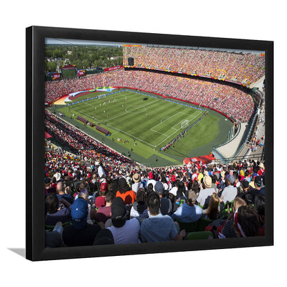 Commonwealth Stadium, Stadium Canvas, Sport Art, Gift for him, Framed Art Print Wall Decor, Picture Framed